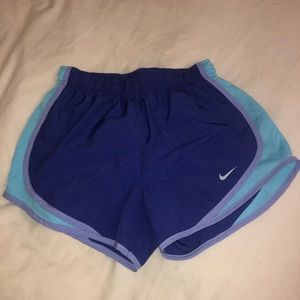 Purple/Teal Nike Shorts (XS)